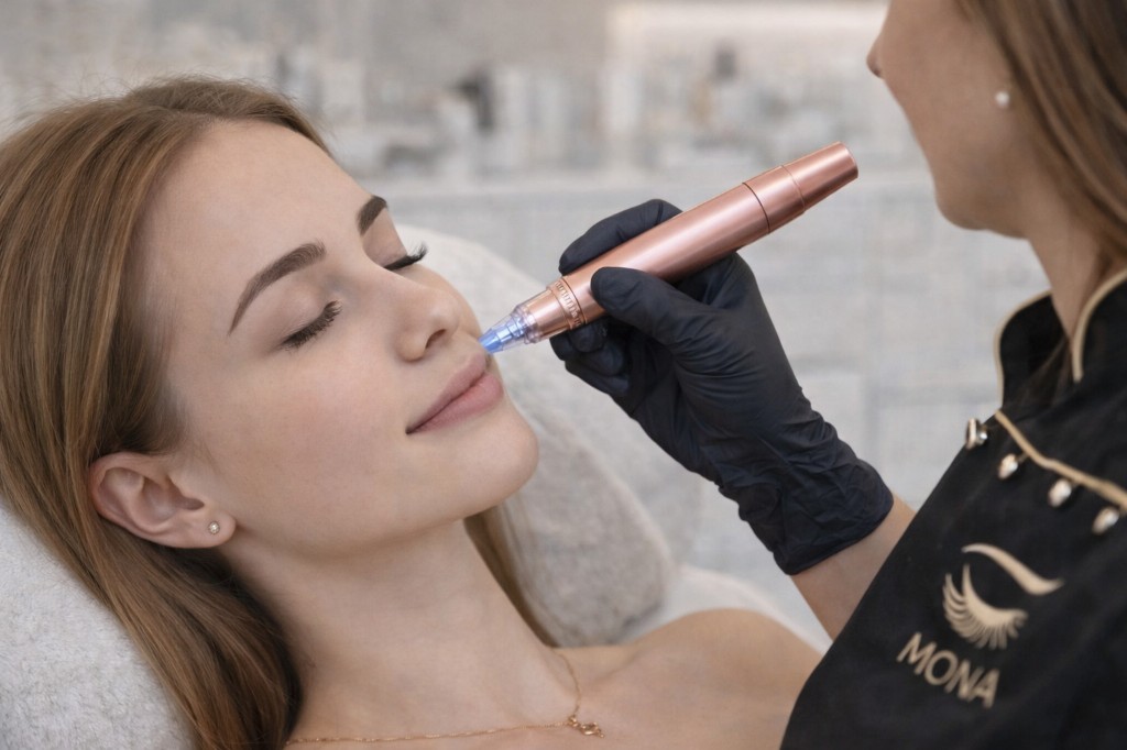 Hialuron kezelés nanopennel — Mona Beauty